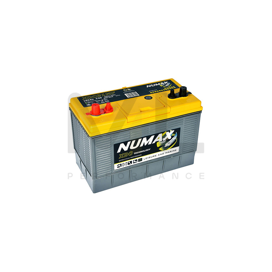 XDC31MF Numax Leisure Battery 12V 105Ah | Car Batteries UK | ML Performance Car Parts