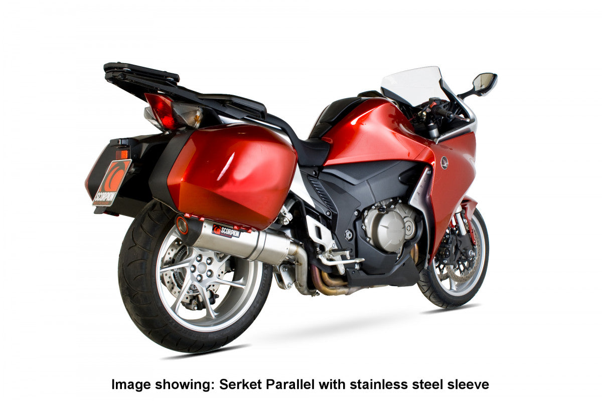 Scorpion RHA105CEO Honda VFR1200 Serket Parallel Slip-On - Carbon Fibre Sleeve | ML Performance UK UK