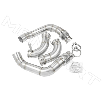 MANHART MH5F9511202 DOWNPIPES RACE FOR BMW F95 / F96 X5M / X6M (COMPETITION) CAT-REPLACEMENT (PART 1 OF 2)