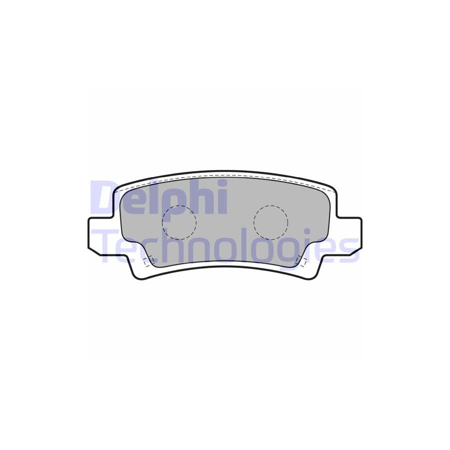 Delphi Lp1864 Brake Pad Set For Toyota Corolla