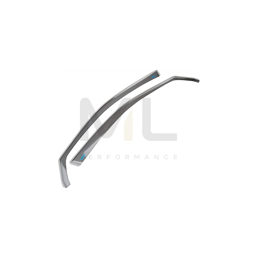 ClimAir CLI0033397 Wind deflectors Arrow direction, Front, Smoke Grey | ML Performance Car Parts