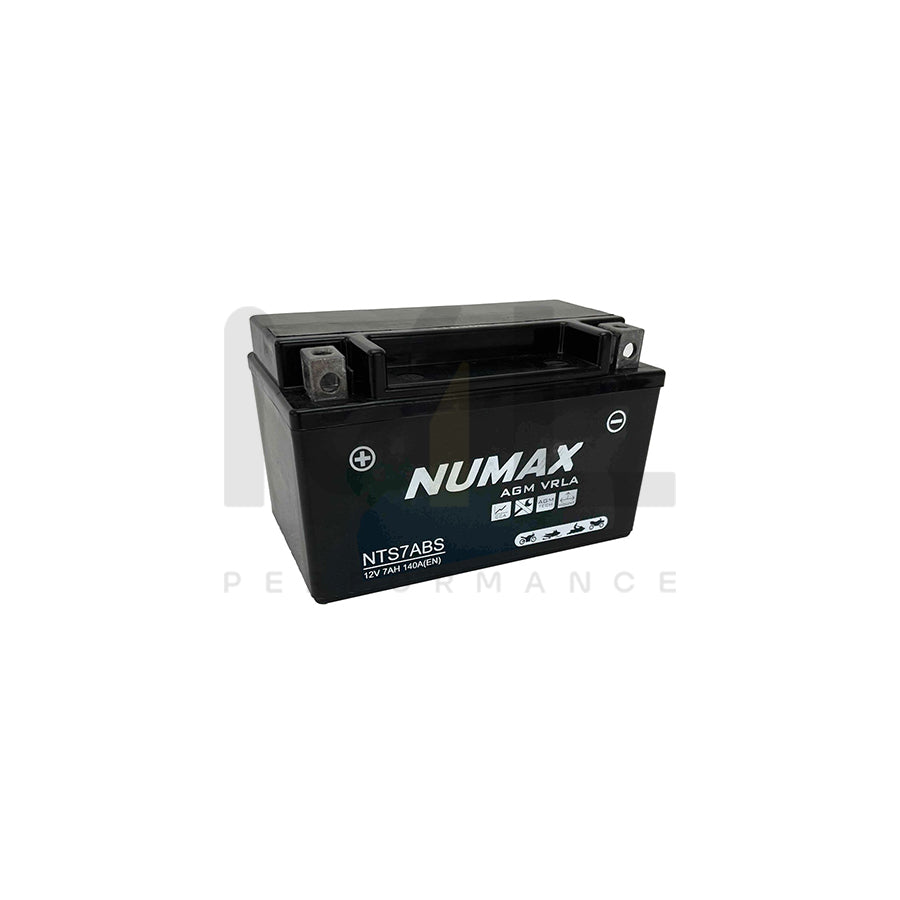 NTS7ABS Numax AGM Motorbike Battery | Car Batteries UK | ML Performance Car Parts