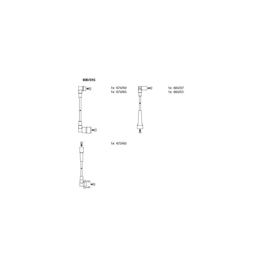 Bremi 600/315 Ignition Cable Kit