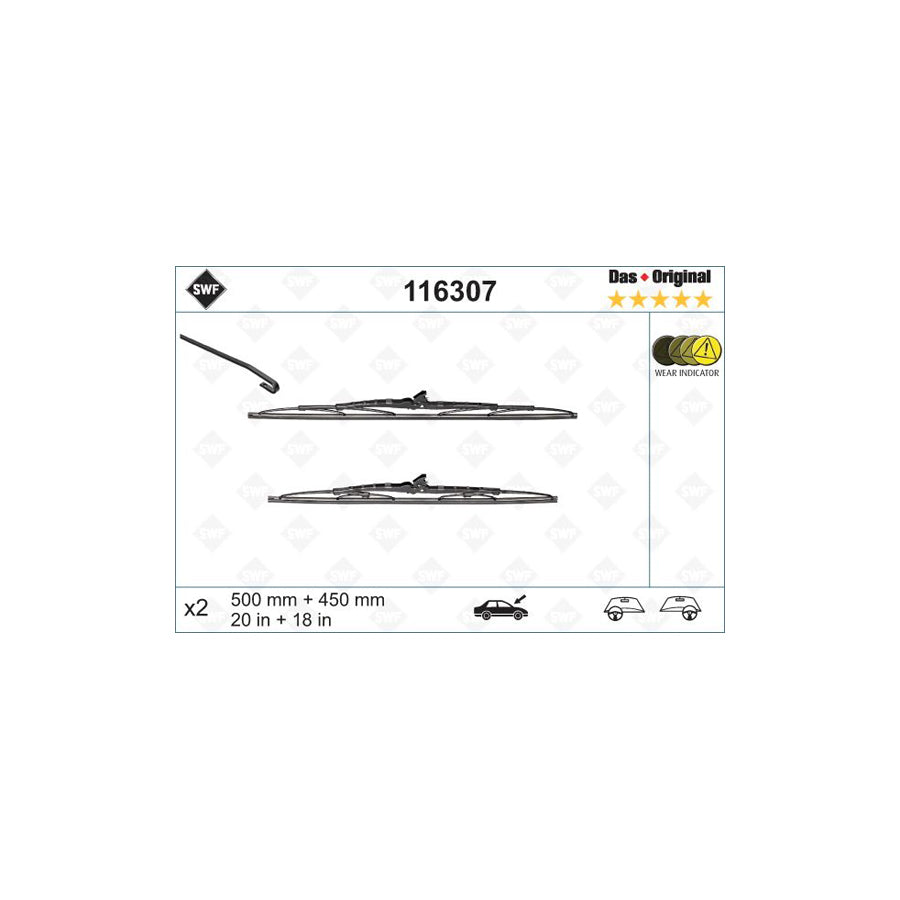 Swf Original 116307 Wiper Blade | ML Performance UK Car Parts