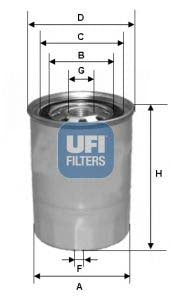 UFI 24.327.00 Fuel Filter