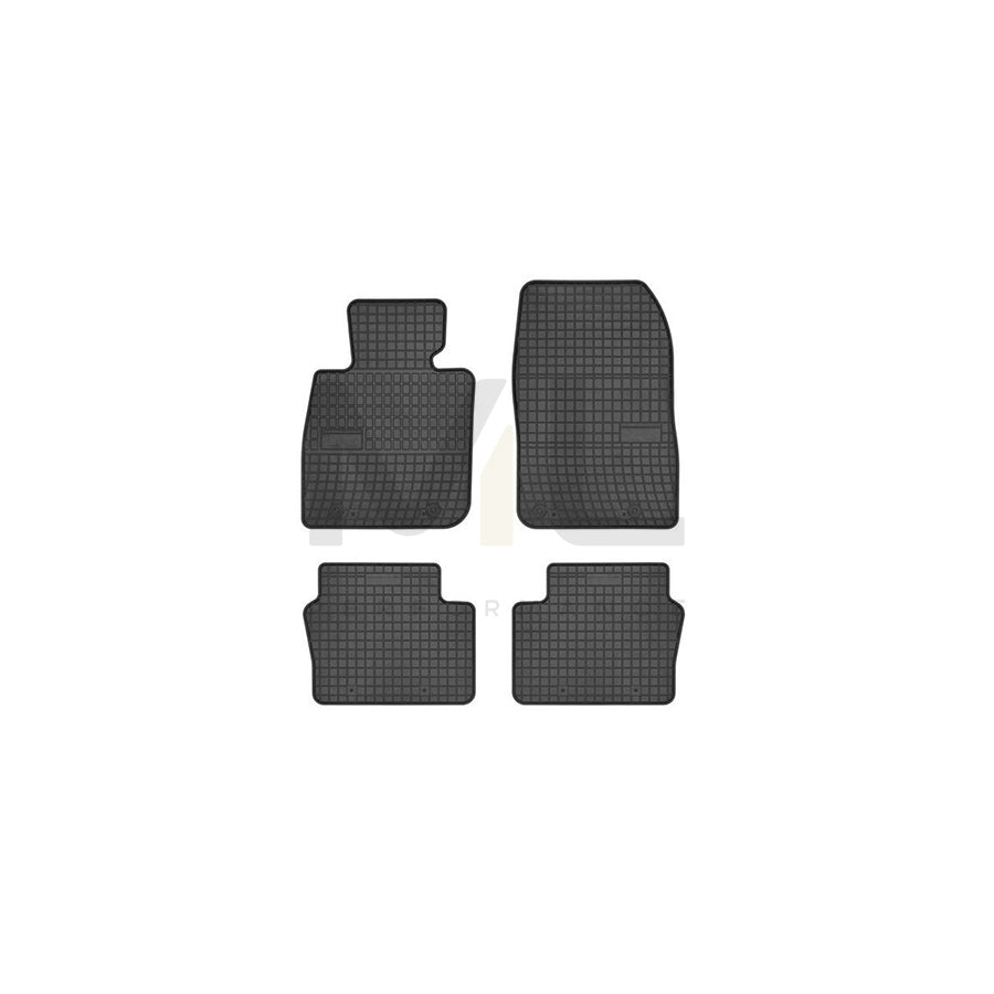 FROGUM Tailored 546825 Floor mat set for MAZDA CX-3 (DK) Elastomer, Front and Rear, Quantity: 4, Black | ML Performance Car Parts