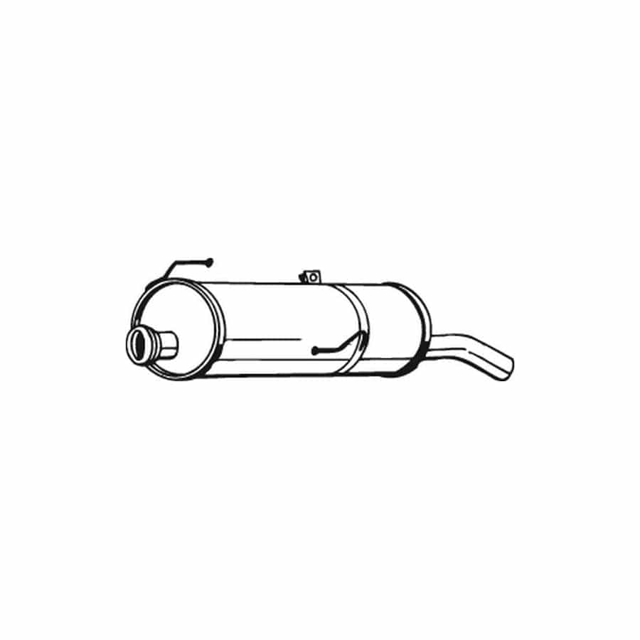 Bosal 190-313 Rear Silencer For Peugeot 206