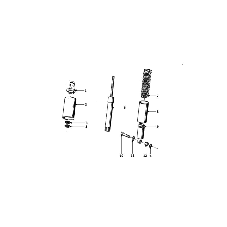 Genuine BMW 07119914345 27 26 60 Hex Bolt M10X1 L=42 (Inc. R60/2, R27 & R69) | ML Performance UK Car Parts