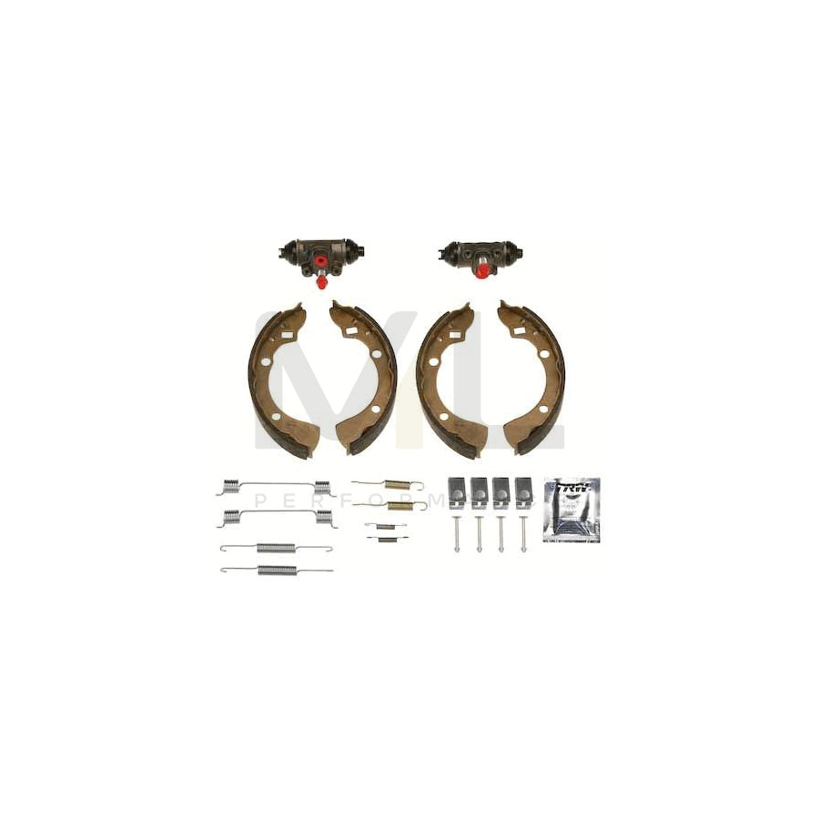 TRW Brake Kit BK1981 Brake Shoe Set for MAZDA 323 with wheel brake cylinder | ML Performance Car Parts