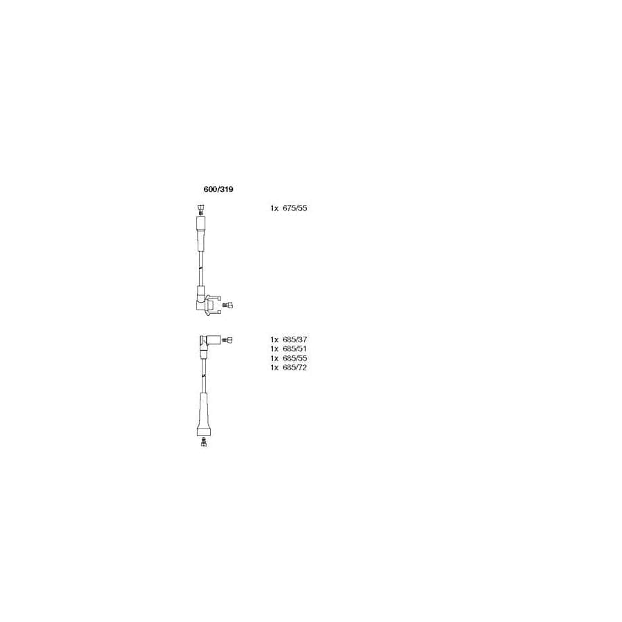 Bremi 600/319 Ignition Cable Kit