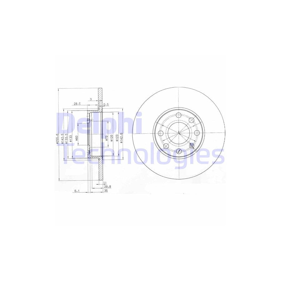 Delphi Bg3402 Brake Disc