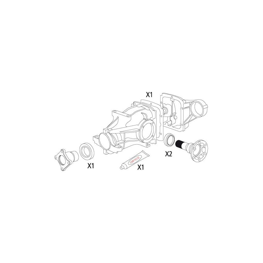 Corteco 19536199 Gasket Set, Differential | ML Performance UK