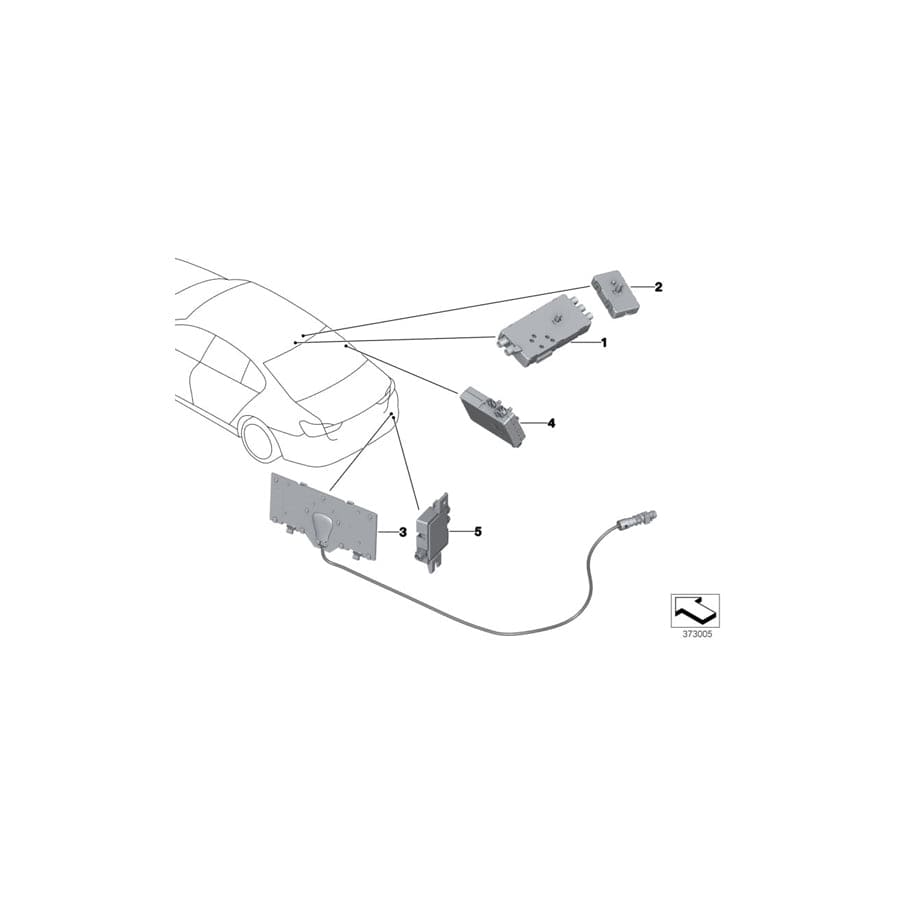 Genuine BMW 65209389560 G31 M Trap Circuit (Inc. 518d, X3 20i 1.6 & 640dX) | ML Performance UK Car Parts