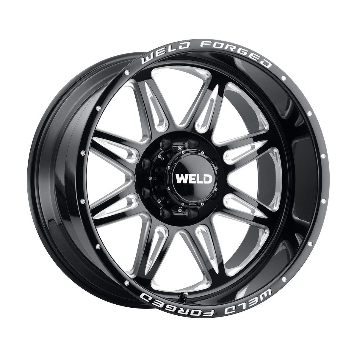 Weld W70202018BCA Cheyenne Xt Wheel 20x12 8x180 ET-51 BS4.5 Gloss Black &amp; Contrast Cut