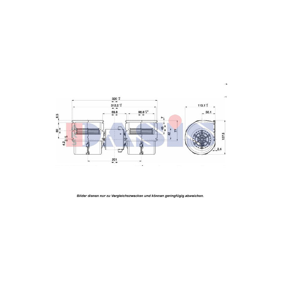 AKS Dasis 879041N Interior Blower | ML Performance UK