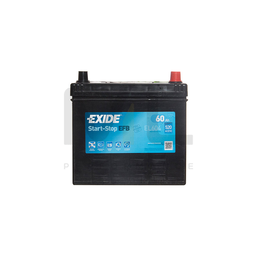 Exide EFB 005 Car Battery (EL604) - 3 year Guarantee | ML Performance UK Car Parts