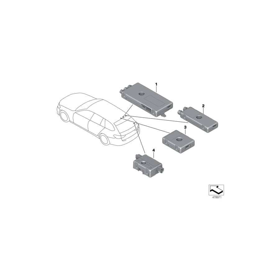 Genuine BMW 65209389559 RR11 G01 Suppression Filter 3 PIN (Inc. 530i, PhantoM & X3 20i) | ML Performance UK Car Parts