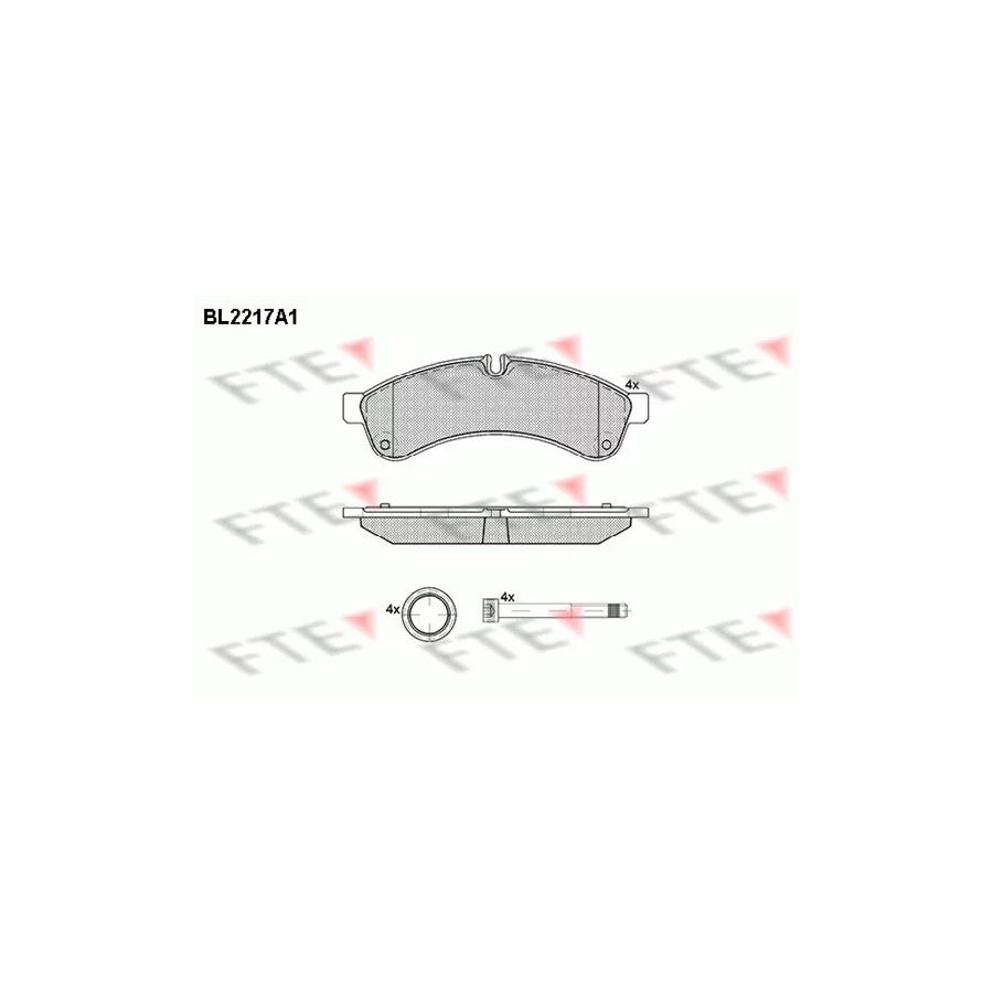 Fte 9500003 Brake Pad Set | ML Performance UK Car Parts