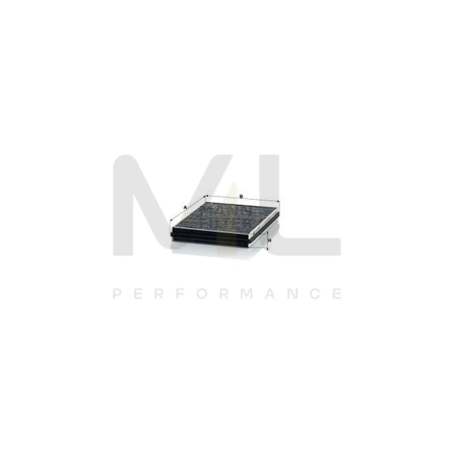 MANN-FILTER CUK 2222 Pollen filter Activated Carbon Filter | ML Performance Car Parts