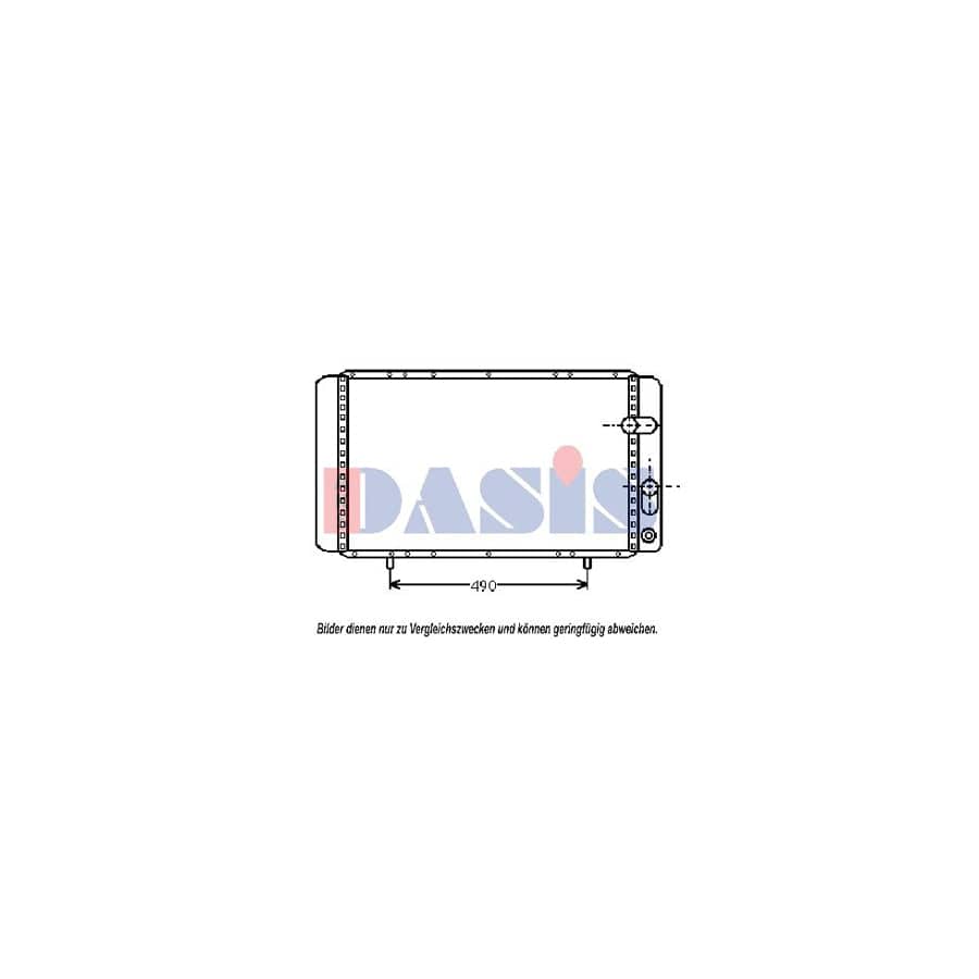 AKS Dasis 180041N Engine Radiator For Renault 21 | ML Performance UK