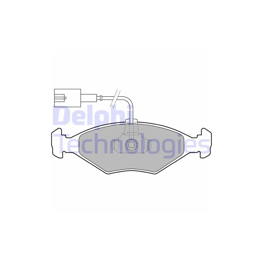 Delphi Lp1855 Brake Pad Set