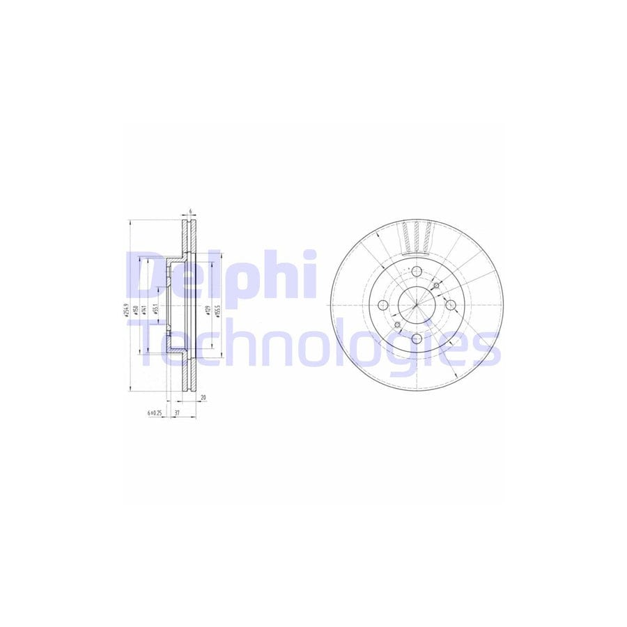 Delphi Bg3520 Brake Disc