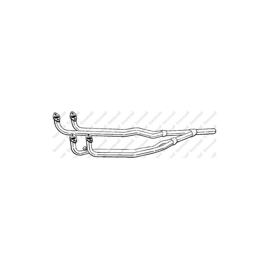 Bosal 887-391 Exhaust Pipe For Alfa Romeo 33 Hatchback (907A)