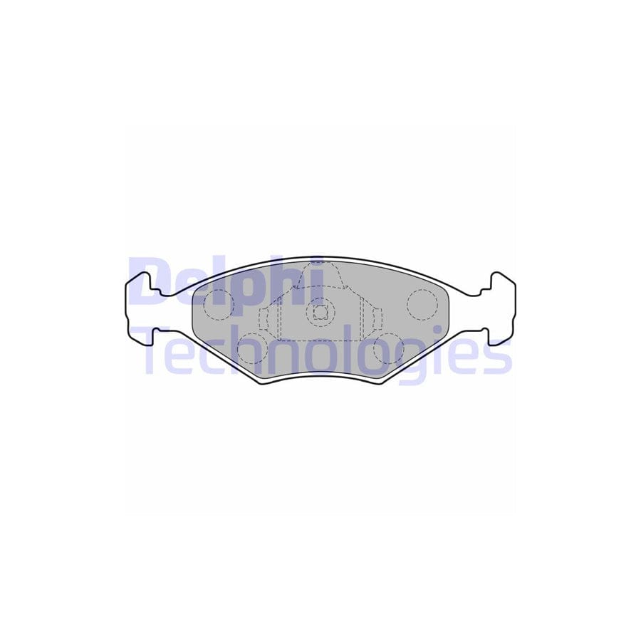 Delphi Lp1854 Brake Pad Set For Fiat Palio