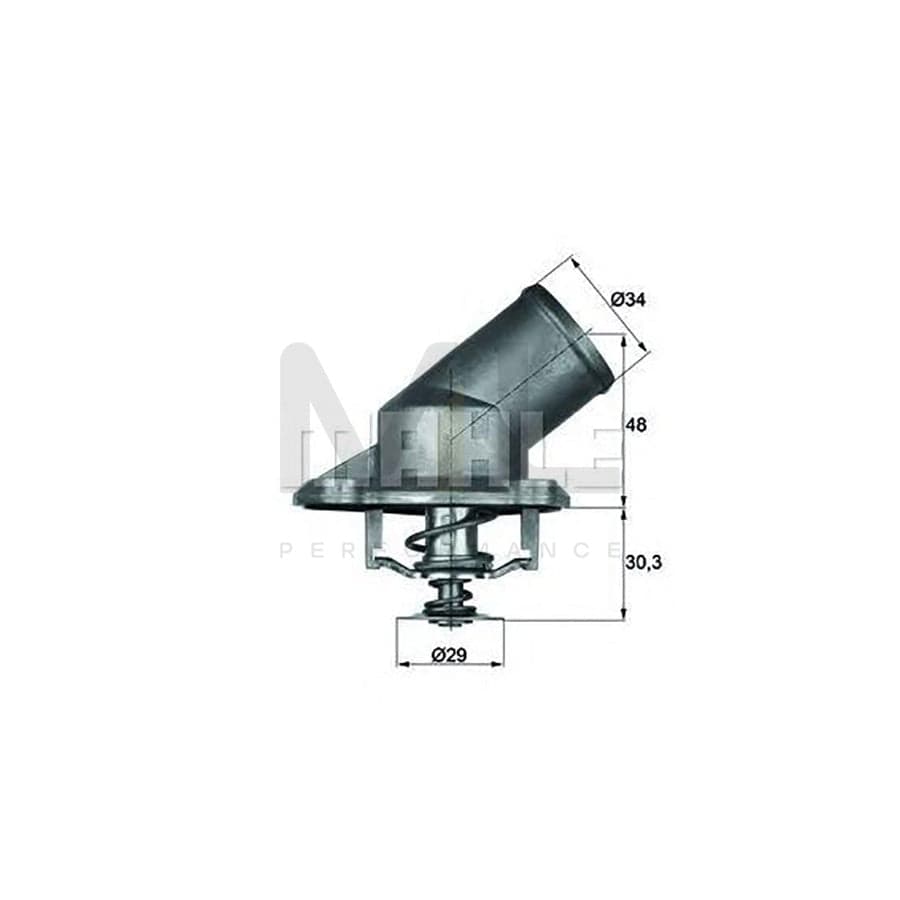 MAHLE ORIGINAL TI 4 92 Engine thermostat Opening Temperature: 92��C, with seal | ML Performance Car Parts