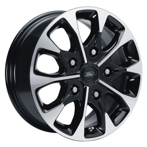 GENUINE FORD 2044753 x4 SET OF 4 TOURNEO CUSTOM - TRANSIT CUSTOM ALLOY WHEEL 17" 10-SPOKE DESIGN BLACK AND MACHINED 2012 - 2021 | ML Performance UK