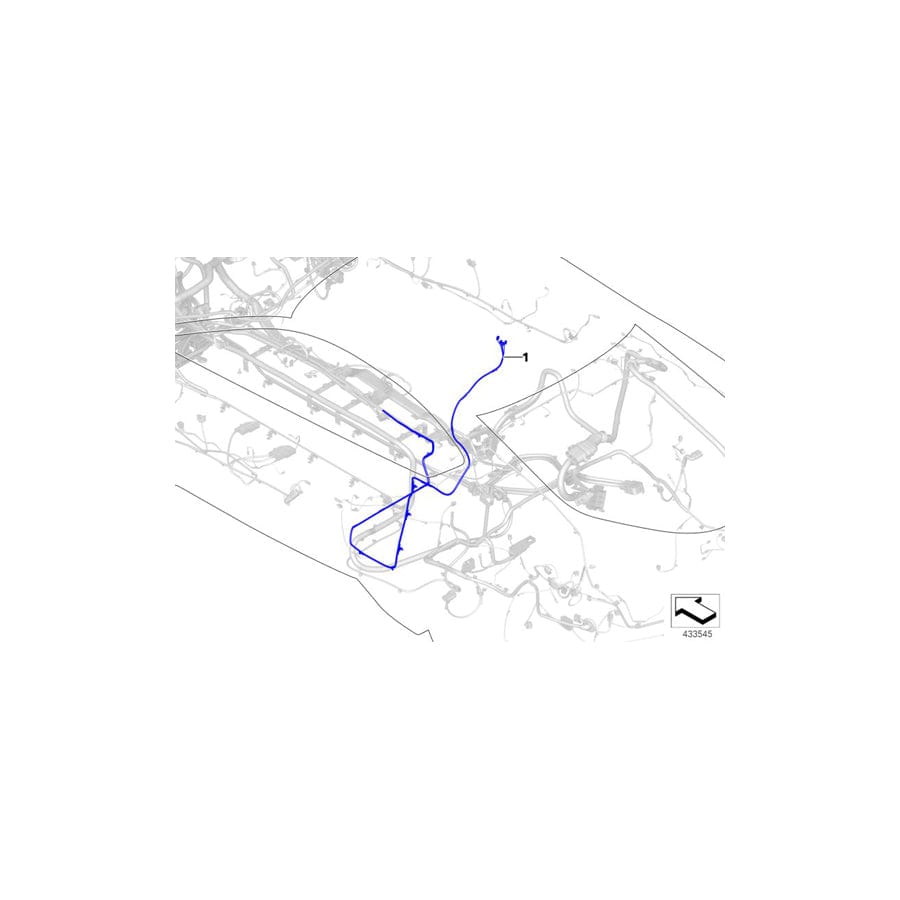 Genuine BMW 61116826499 Antenna Cable Gps L=4163mm (Inc. i8) | ML Performance UK Car Parts