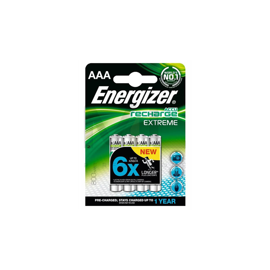 ENERGIZER AAA (HR03), Extreme E300324700 Battery 1.2V, 800mAh, standard, 4 | ML Performance Car Parts