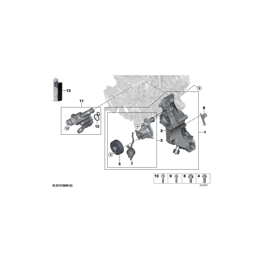 Genuine BMW 11518592240 F20 F21 Holder (Inc. 116d, 114d & 116d ed) | ML Performance UK Car Parts