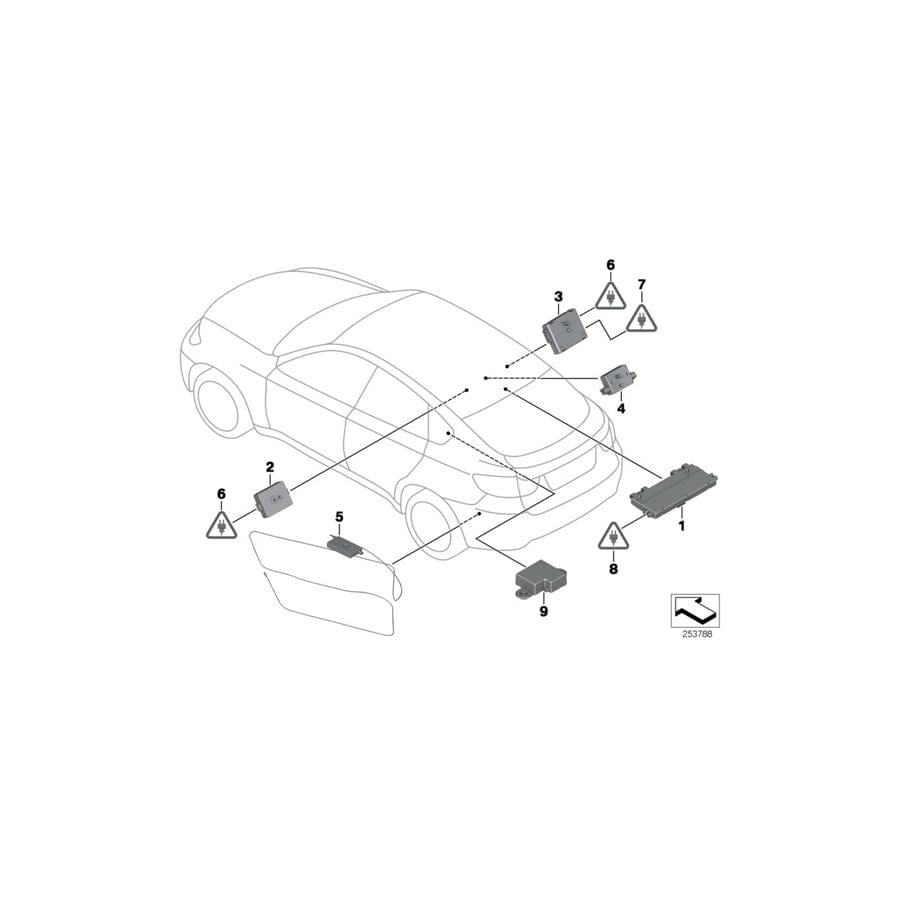 Genuine BMW 65209181305 E71 E72 Suppression Filter LINKS (Inc. Hybrid X6, X6 35iX & X6 M) | ML Performance UK Car Parts