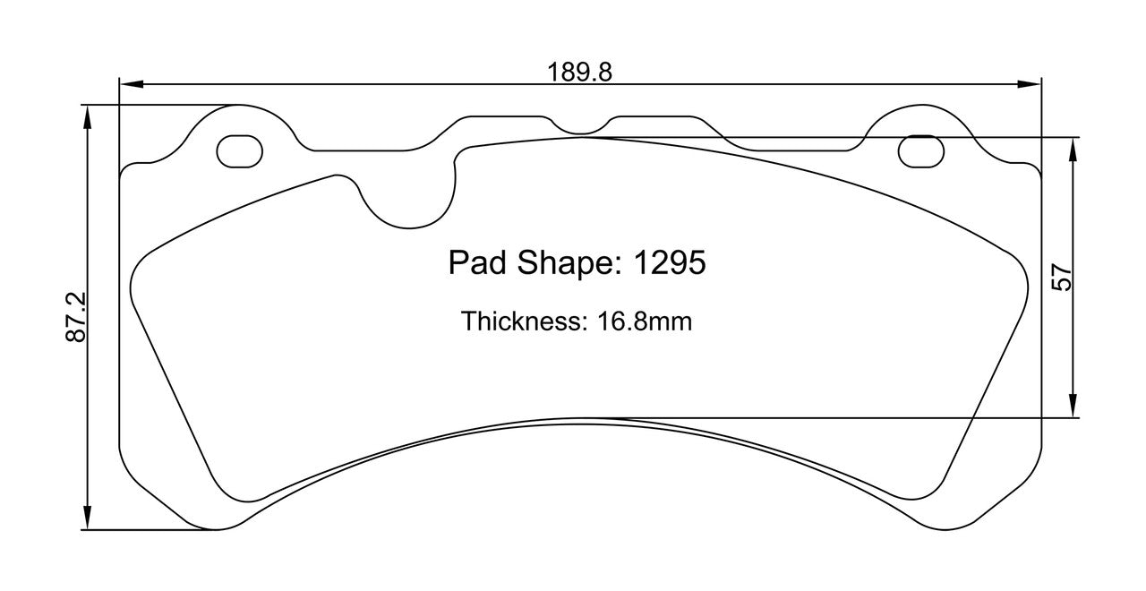 Paragon PBP1295 Brake Pads