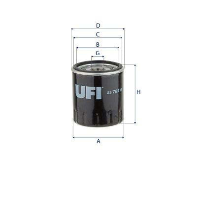 UFI 23.752.00 Oil Filter