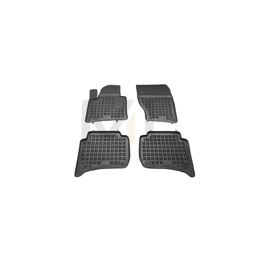 REZAW PLAST 200111 Floor mat set Elastomer, Front and Rear, Quantity: 4, Black | ML Performance Car Parts