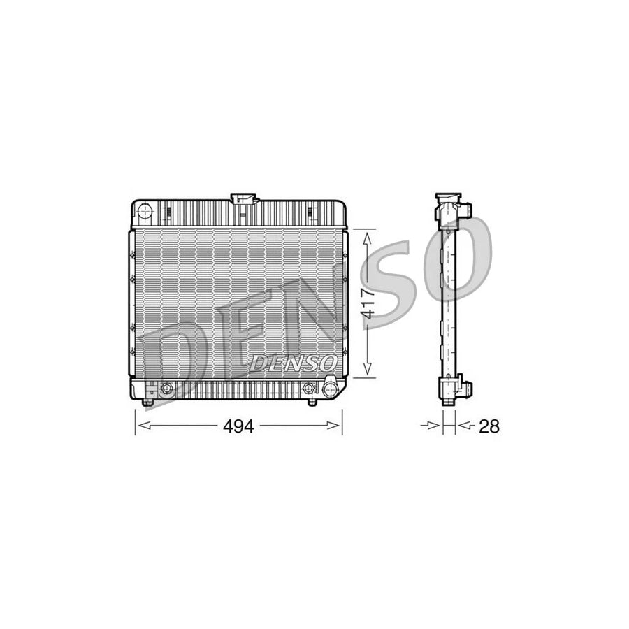 Denso DRM17021 Drm17021 Engine Radiator | ML Performance UK