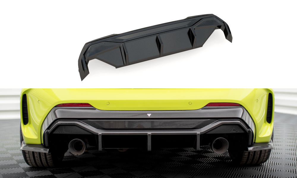 MAXTON DESIGN CF-BM-1-40-M-RS1O_O-245-P CARBON FIBER REAR DIFFUSER V.2 BMW 1 F40 M-PACK/ M135I | ML Performance