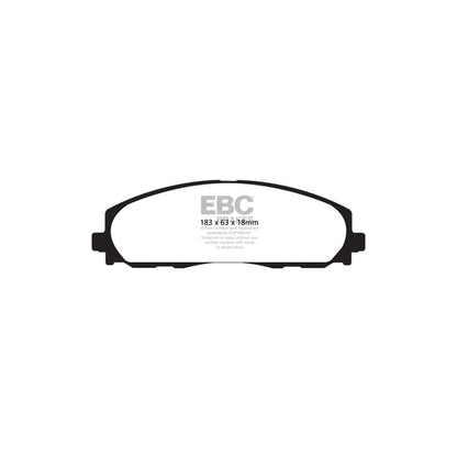 EBC PDKF383 Chrysler Fiat Lancia Ultimax Front Brake Pad & Plain Disc Kit (Inc. Grand Voyager, Freemont, Voyager) 2 | ML Performance UK Car Parts