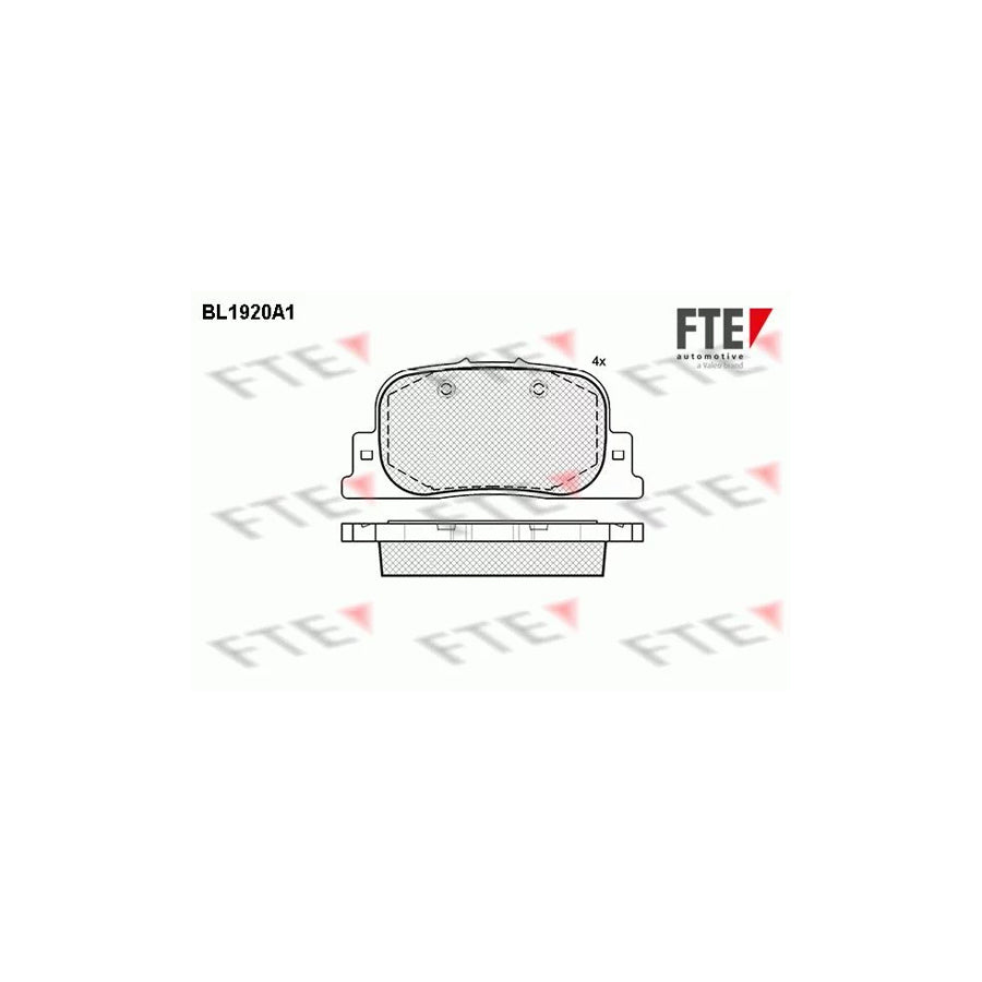 Fte BL1920A1 Brake Pad Set | ML Performance UK Car Parts