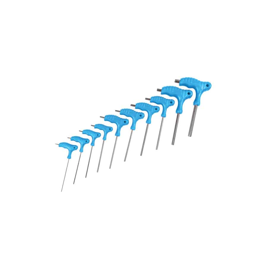 BlueSpot Tools B/S12185 Metric T-Handle Hex Key Set, 10 Piece | ML Performance UK