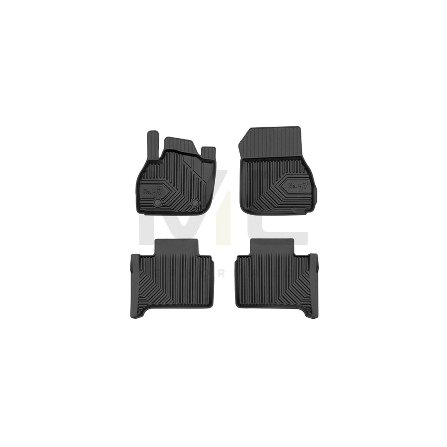 FROGUM Tailored, No.77 77425651 Floor mat set for RENAULT Zoe (BFM_) Elastomer, Front and Rear, Quantity: 4, Black | ML Performance Car Parts