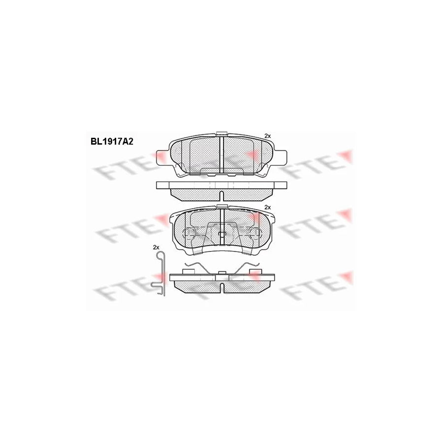 Fte BL1917A2 Brake Pad Set | ML Performance UK Car Parts