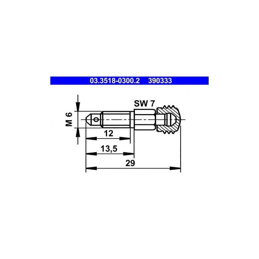 ATE 03.3518-0300.2 Breather Screw / Valve