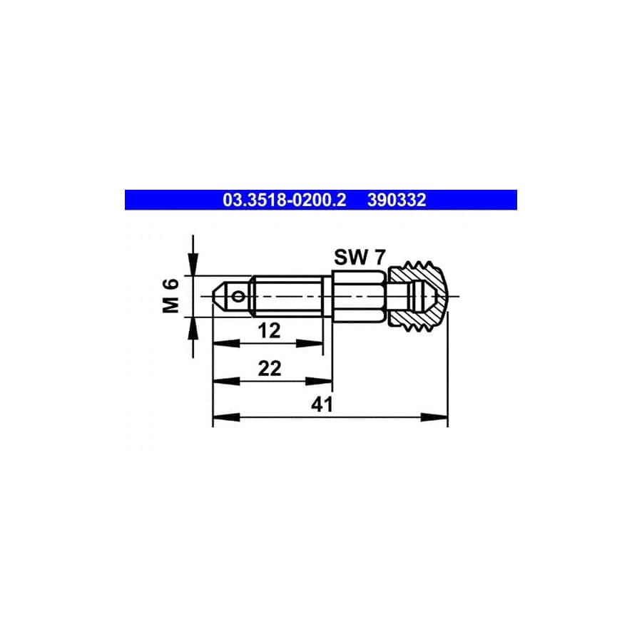 ATE 03.3518-0200.2 Breather Screw / Valve