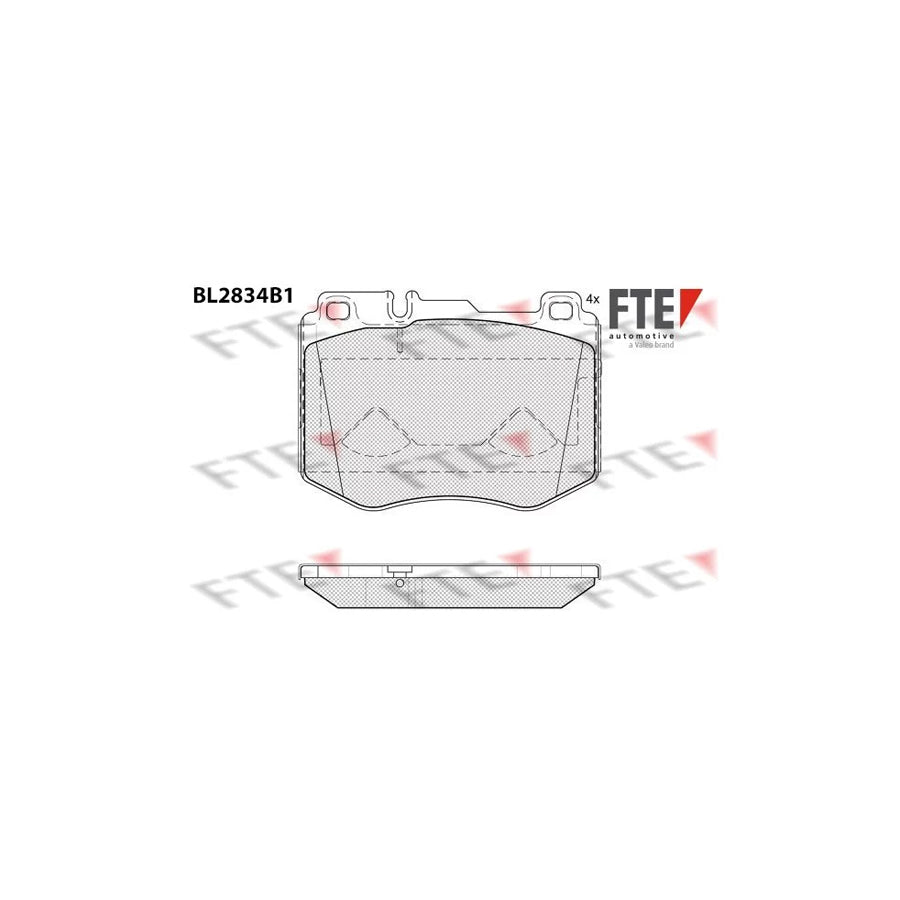 Fte BL2834B1 Brake Pad Set | ML Performance UK Car Parts