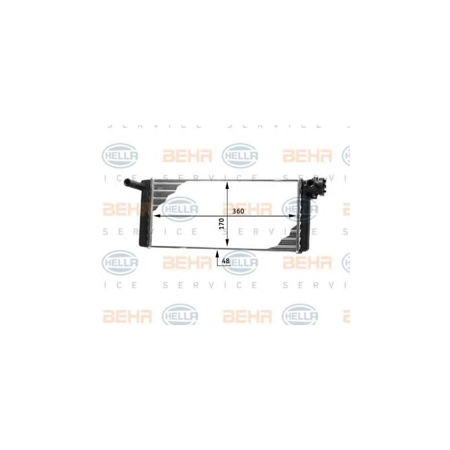 Hella 8FH 351 312-321 Heater Matrix