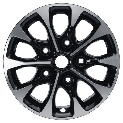 GENUINE FORD 2044753 x4 SET OF 4 TOURNEO CUSTOM - TRANSIT CUSTOM ALLOY WHEEL 17" 10-SPOKE DESIGN BLACK AND MACHINED 2012 - 2021 | ML Performance UK