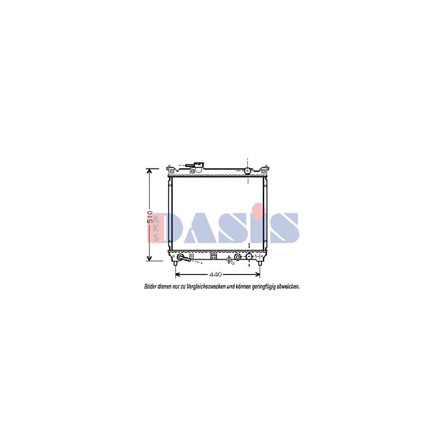 AKS Dasis 320021N Engine Radiator For Suzuki Vitara | ML Performance UK